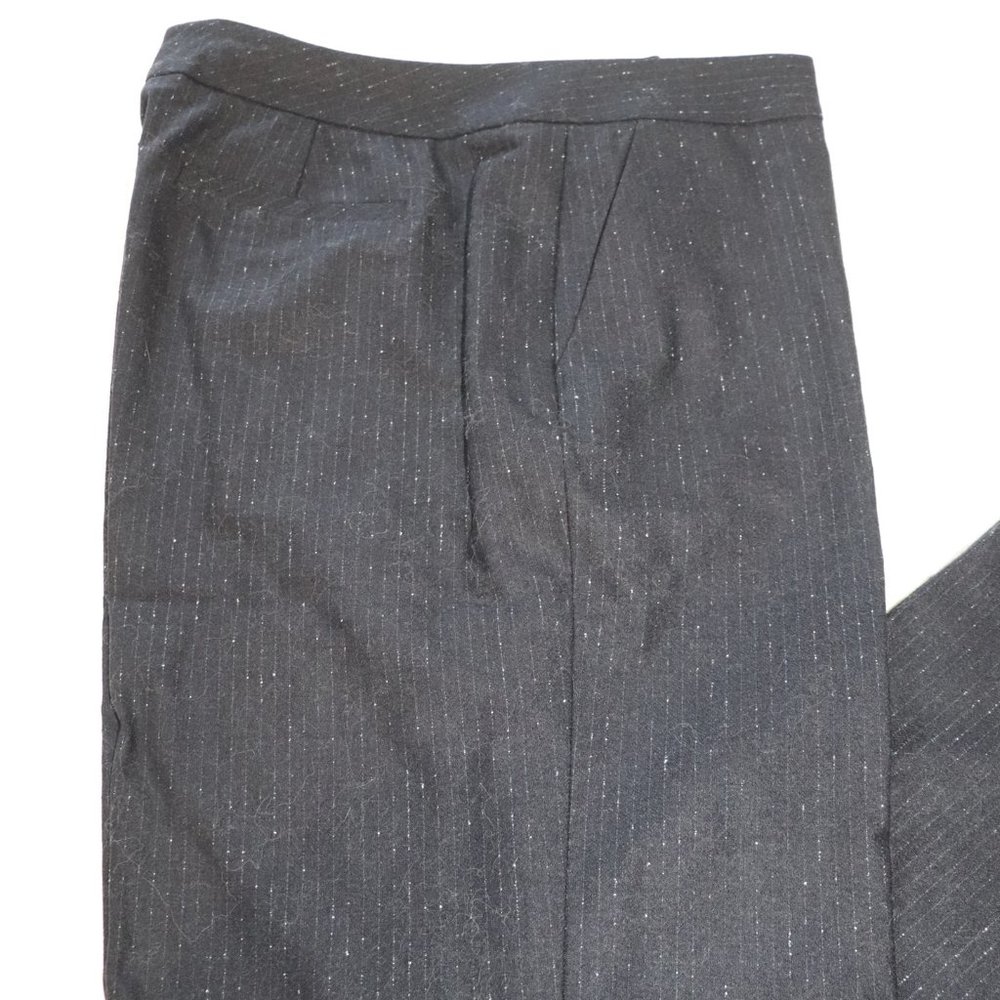 Classiques Entier Grey Micro Pinstripe 100% Wool Dress Pants from Nordstrom